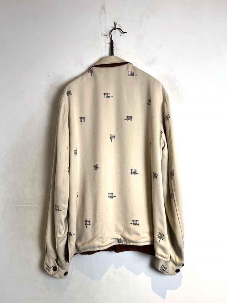 Vintage Reversible Rayon Gabardine Jacket [1950s-] | beruf