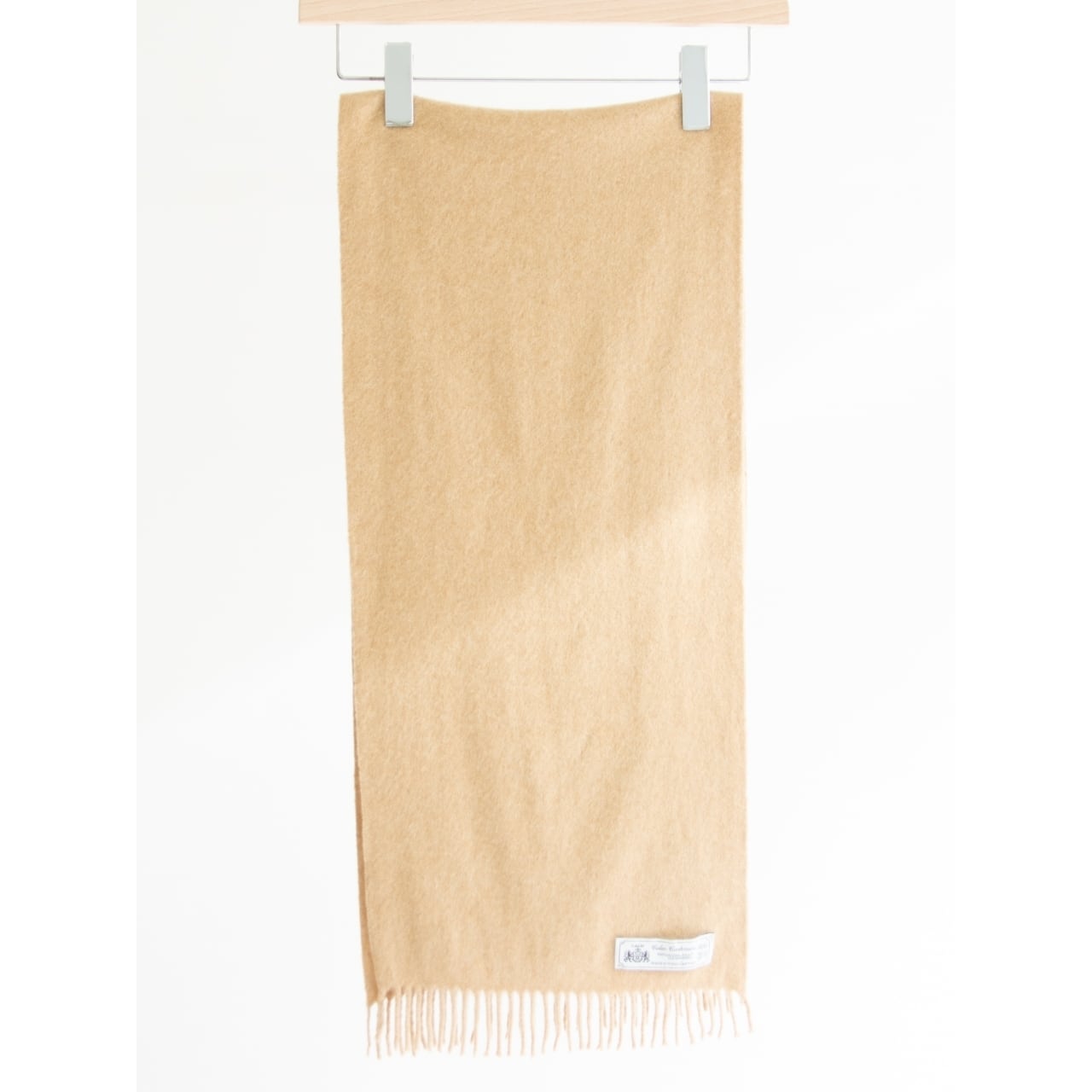【CALW】Made in West-Germany 100% Cashmere Fringe Scarf（西ドイツ製 カシミヤフリンジマフラー）