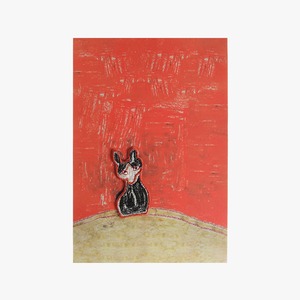 ワッペンはがき「猫1」小笹逸男