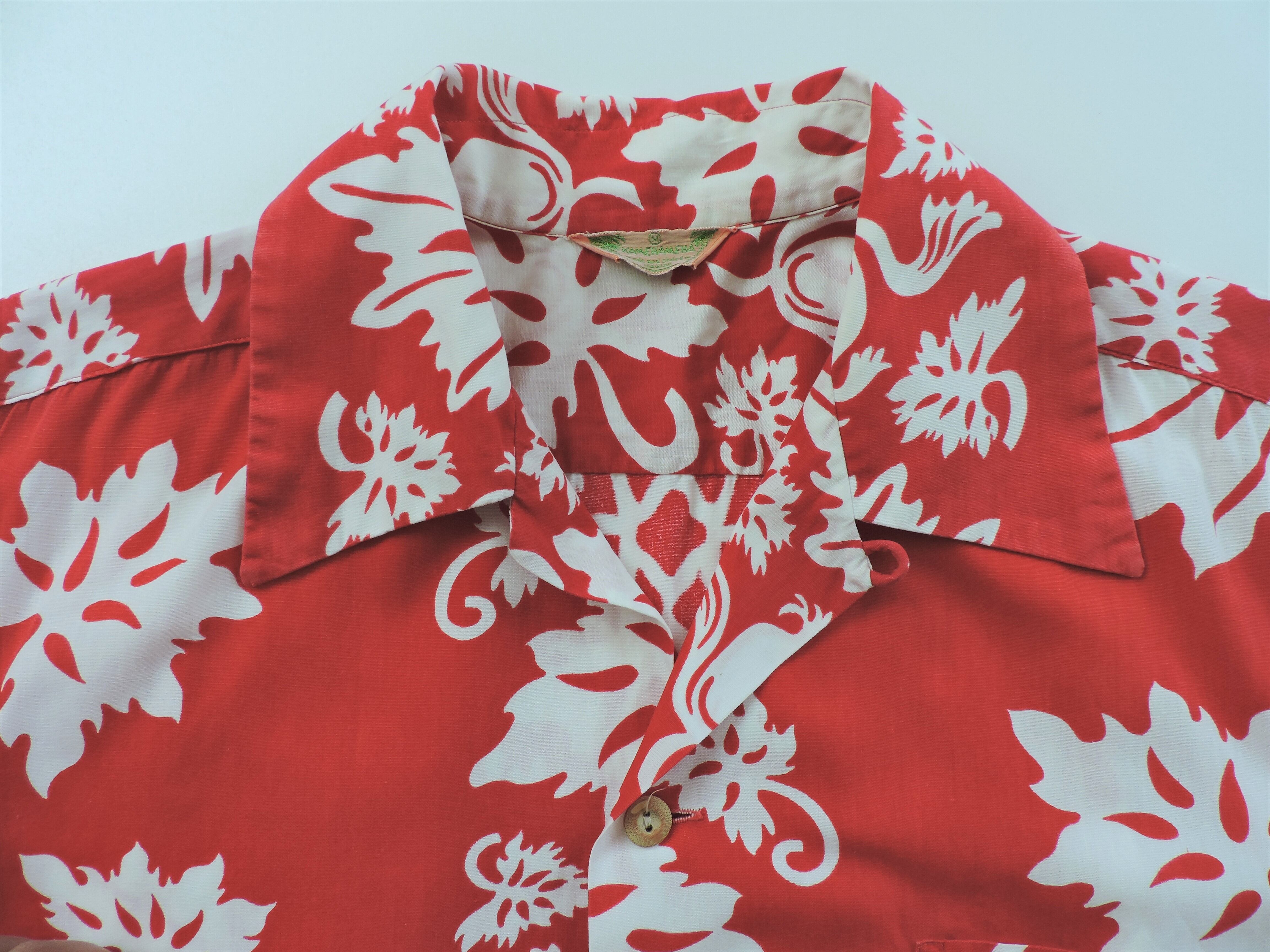 1940~50s KAMEHAMEHA(カメハメハ) コットンアロハシャツ SIZE:M 1940~50s KAMEHAMEHA(カメハメハ) コットンアロハシャツ SIZE:M