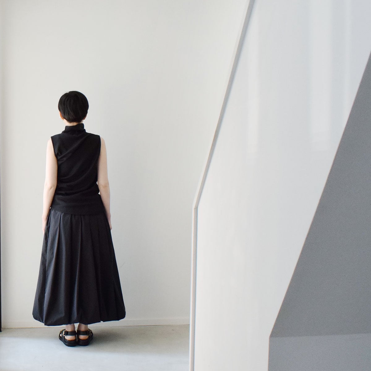 バルーンスカート：黒［SK33STBK］ | skep-online shop