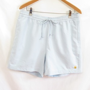 未使用 Carhartt WIP CHASE SWIM TRUNKS サーフショーツ ショートパンツ スカイ sizeL/カーハート 0802