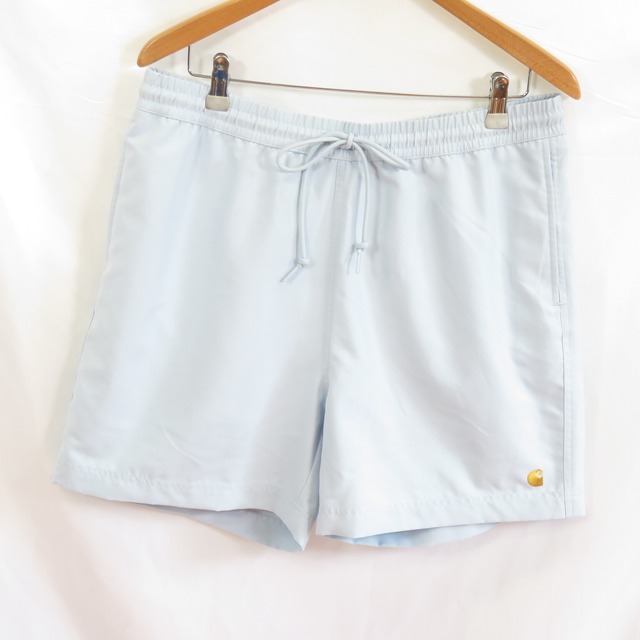 未使用 Carhartt WIP CHASE SWIM TRUNKS サーフショーツ ショートパンツ スカイ sizeL/カーハート 0802