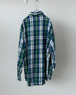 -St John's Bay- Vintage 80s L Flannel Check Shirt