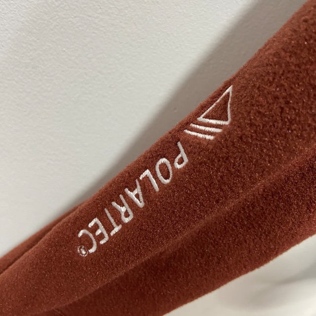 新品　NIKEACG ナイキ　フリースパーカー　ポーラテック　赤系　L