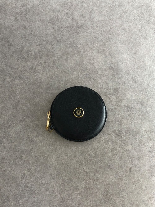 LOEWE ロエベ 財布 ブラック アナグラム レザー コインケース  vintage ヴィンテージ オールド 84bggt