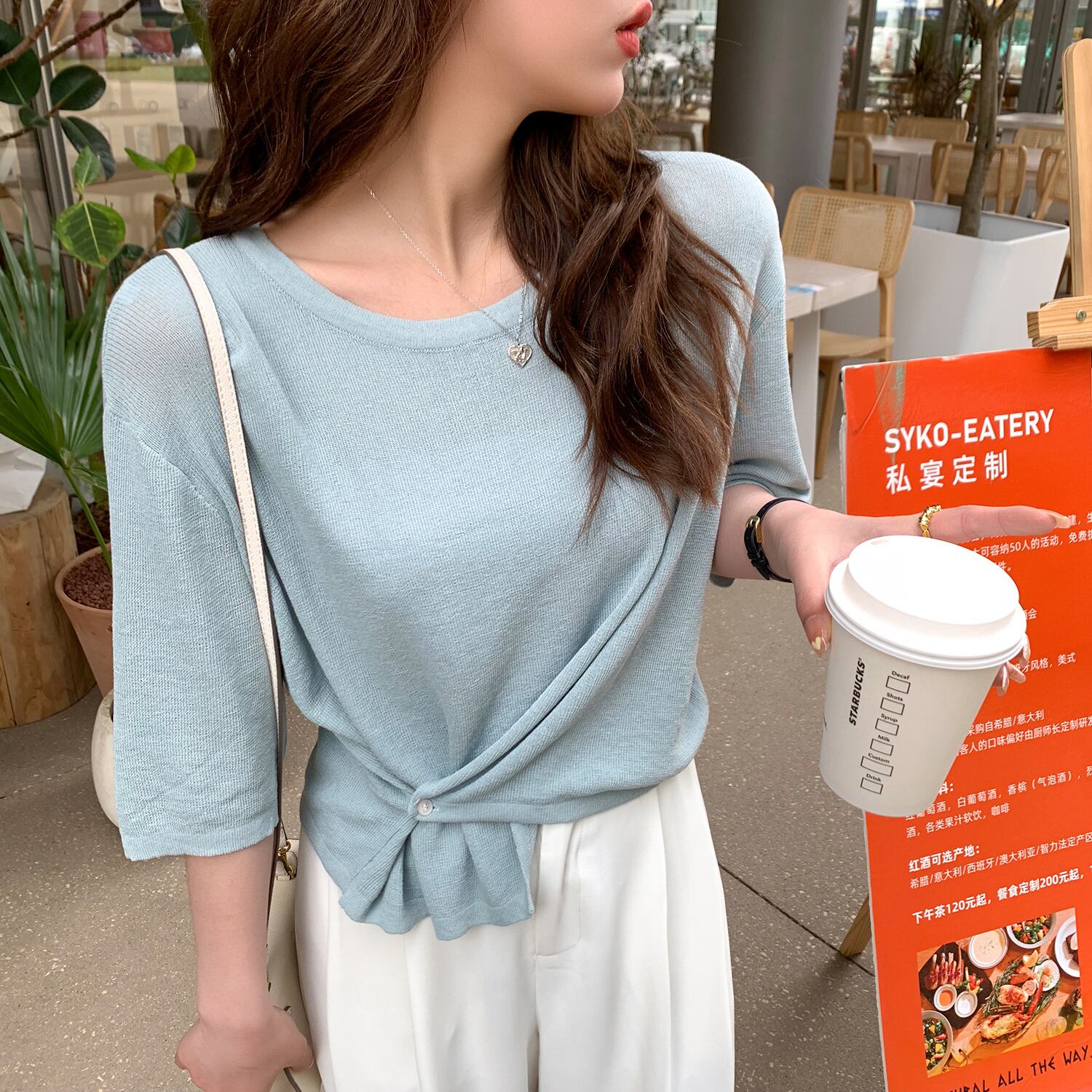 スリーブボタンニットセーター 6Du_Shop_Women97240055721