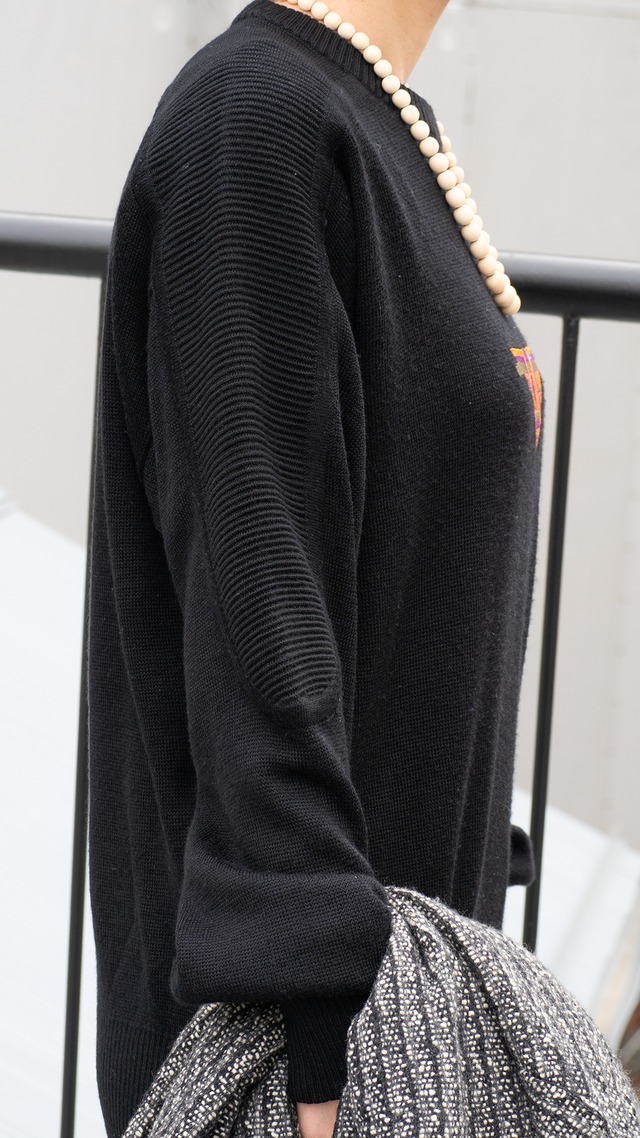 "Meister" '80s vintage Wool acrylic ski knit