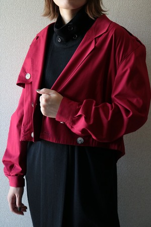 Vintage red short length jacket