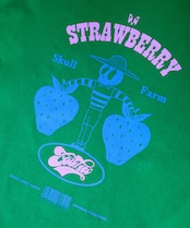 ストロベリースカルプリントベーシックTシャツ (GREEN) CQ-46095
