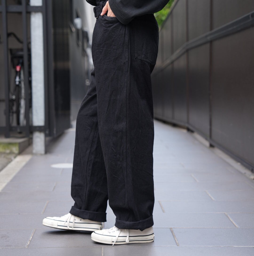 コモリ 23SS X01-03001 デニム つたう ベルテッドパンツ ベルト 2