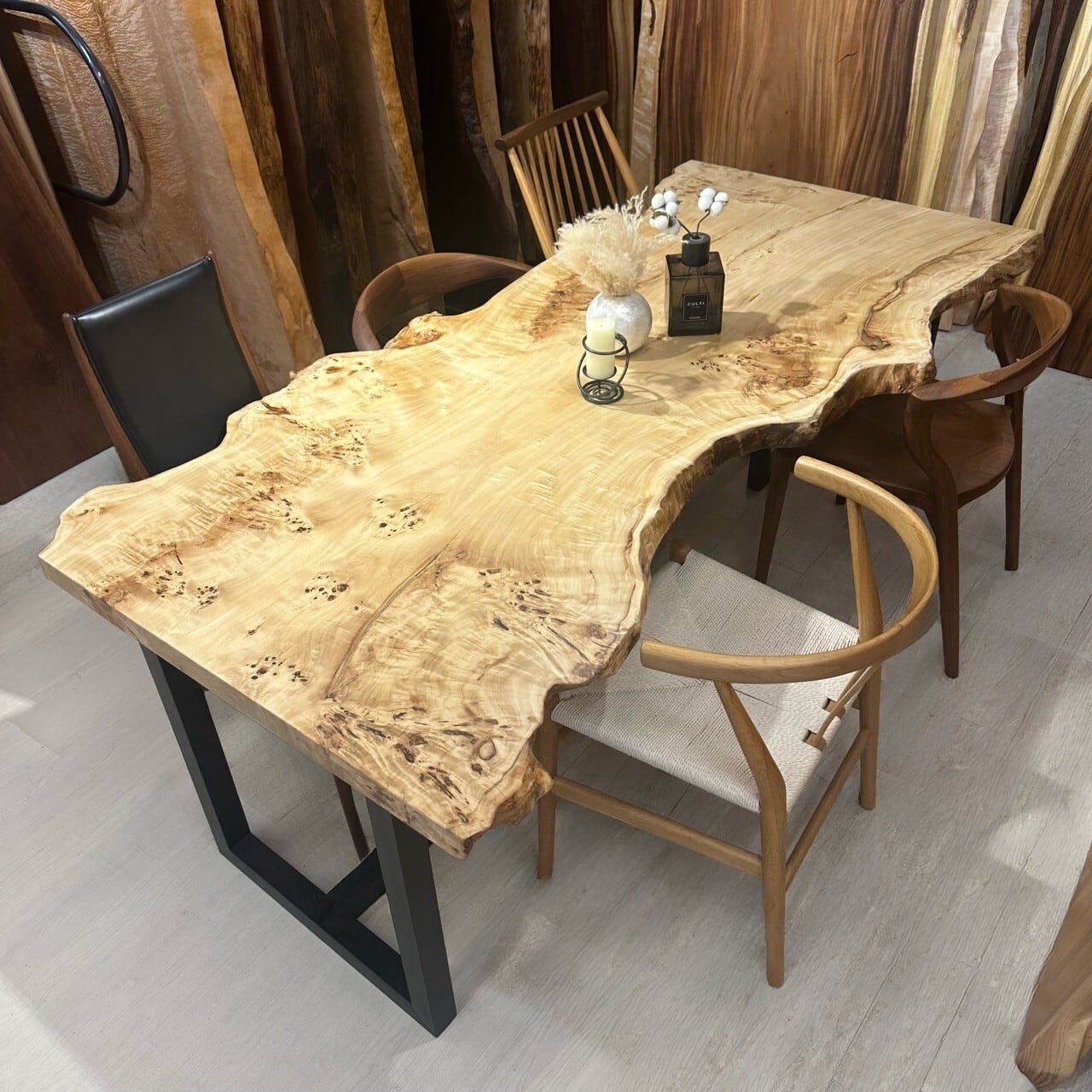 一枚板テーブル　無垢材　ポプラ ポプラ一枚板・無垢板特集のページです。｜一枚板テーブル 通販