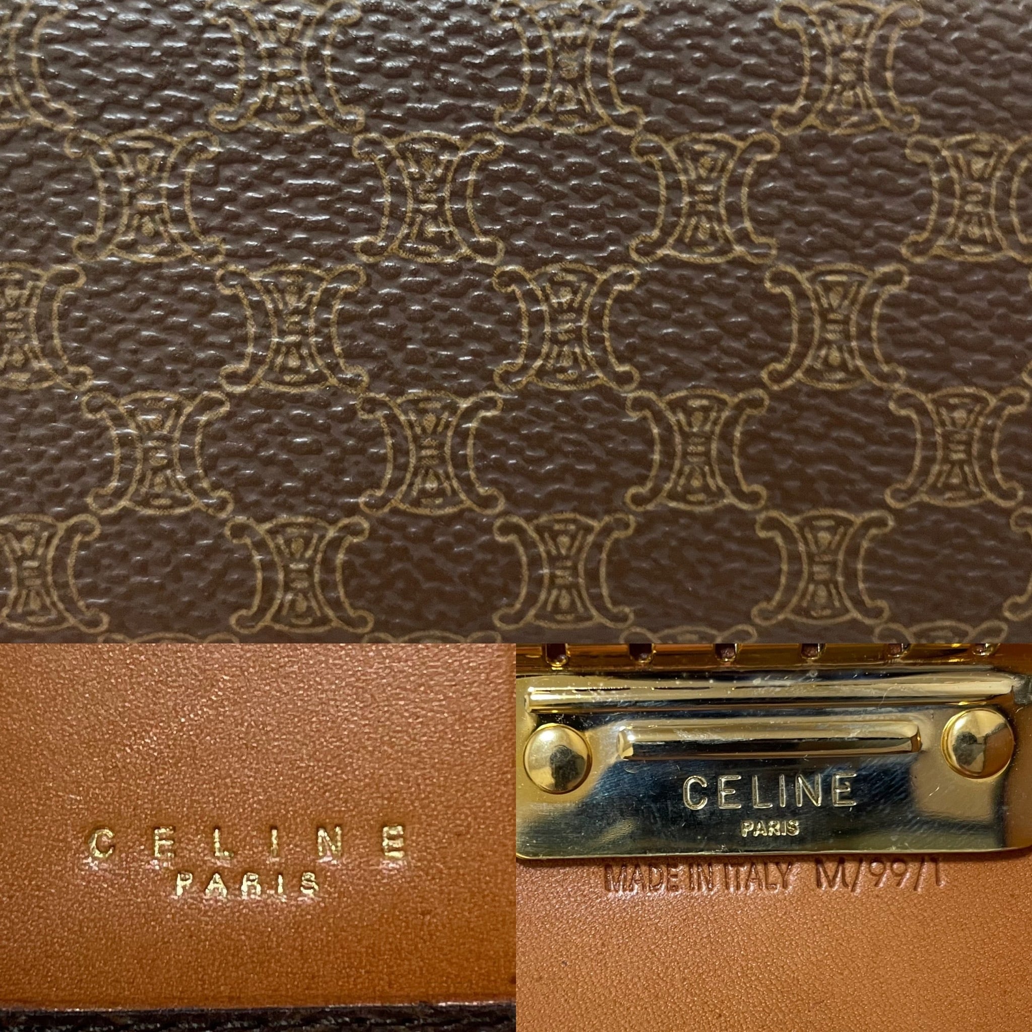CELINE マカダム柄 キーケース 箱付き | Petit luxe Vintage CELINE マカダム柄 キーケース 箱付き | Petit luxe Vintage