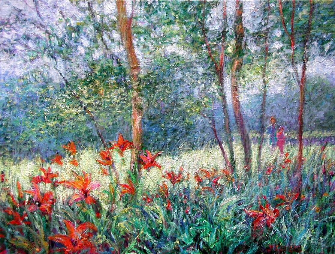 赤い百合 | Red Lilies.