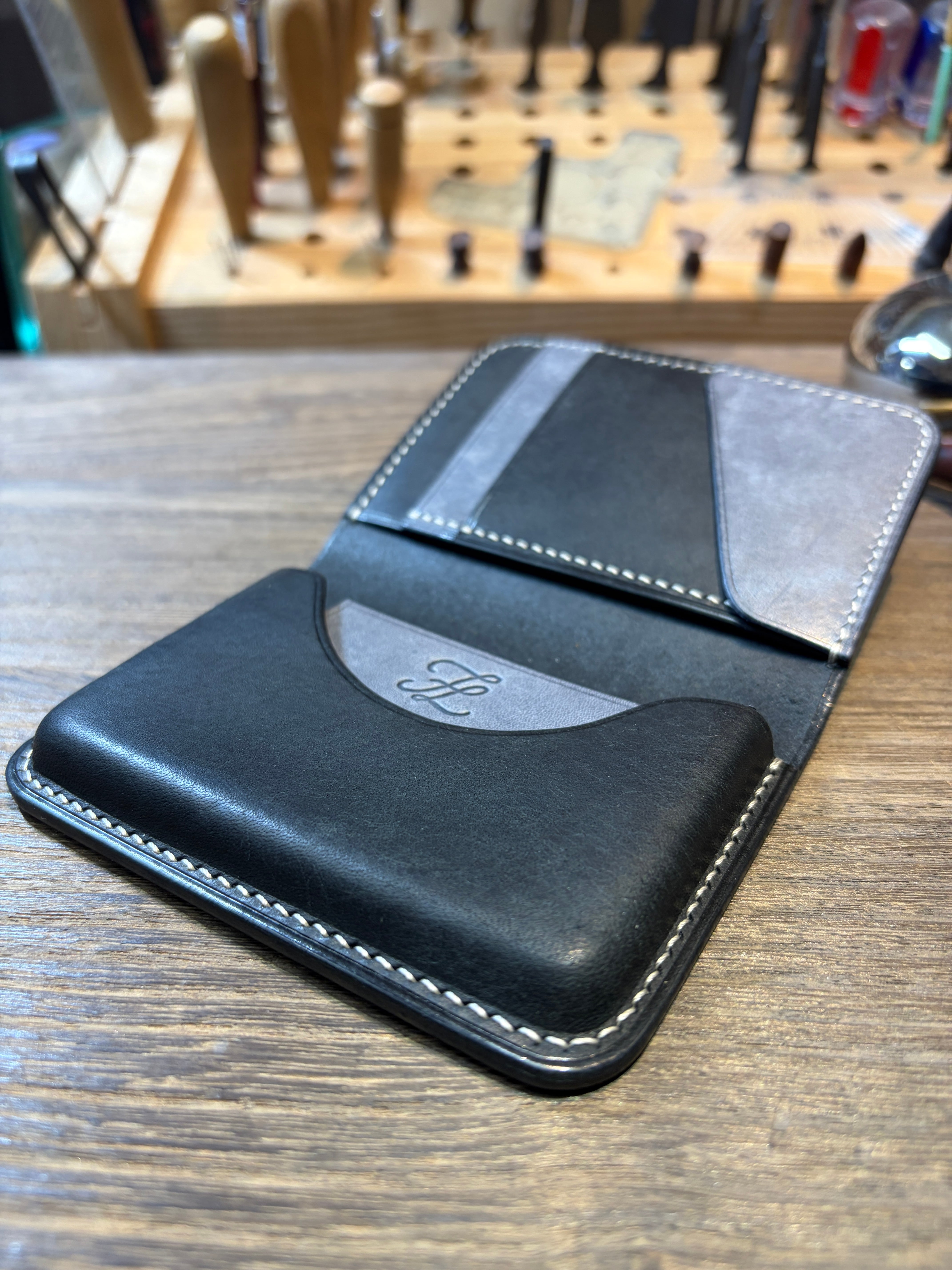 本革 名刺入れ ハンドメイド 【FELMANO】 レザー カードケース バイ
