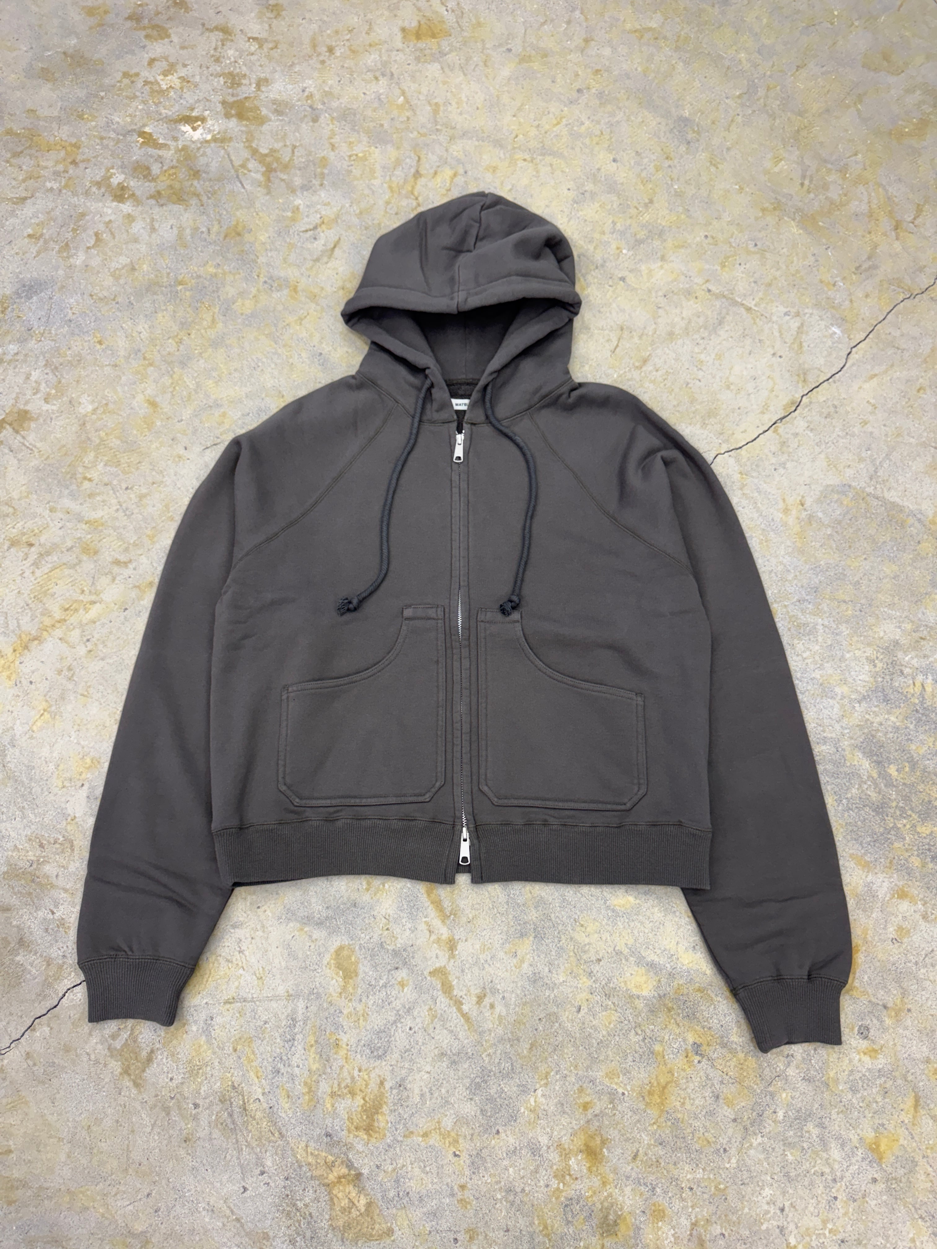 MATSUFUJI | Zip up Sweat Hoodie | TAUPE | HOWDAY