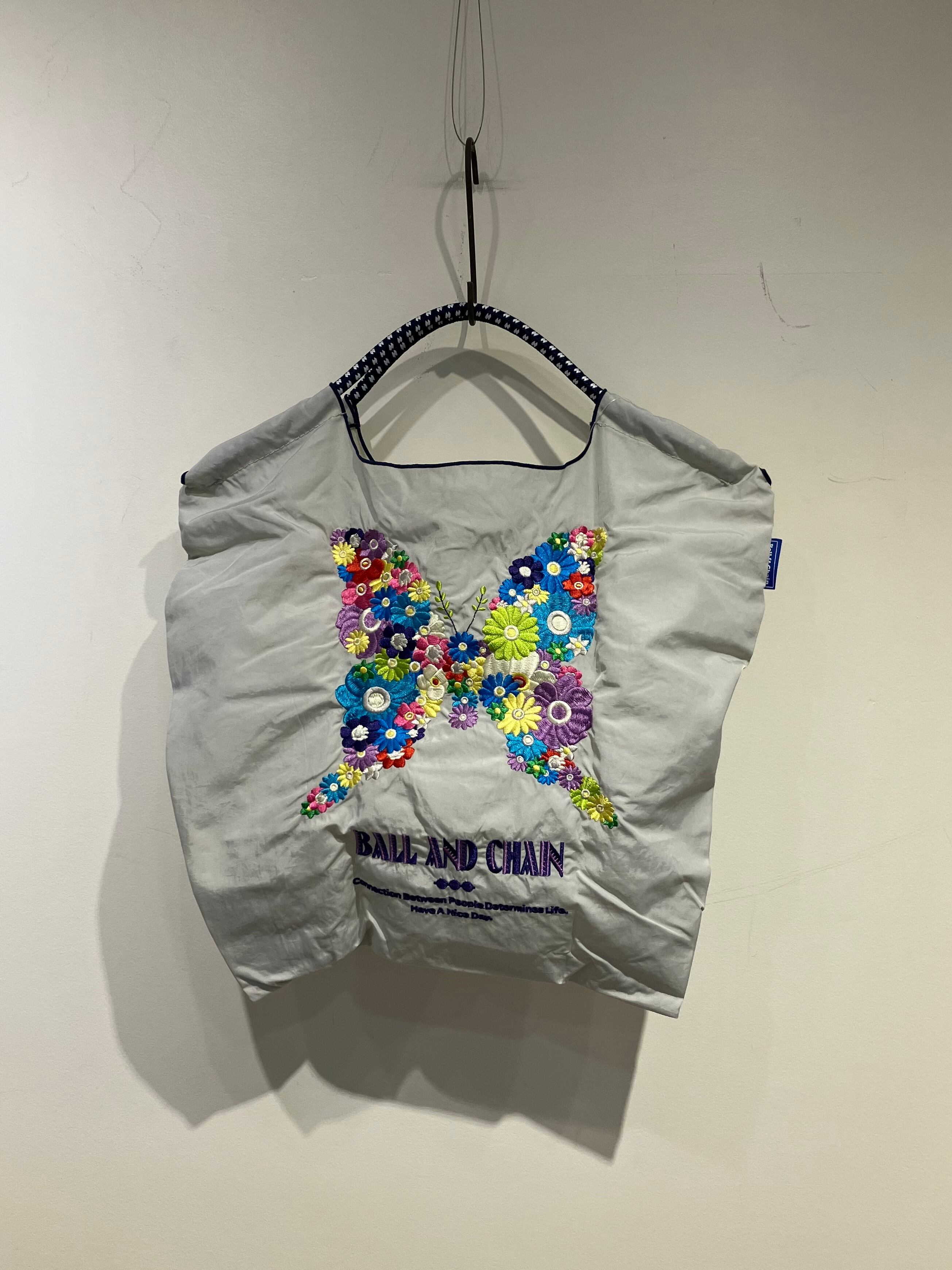 Ball&Chain ショッピングバッグ M size【F.BUTTERFLY】