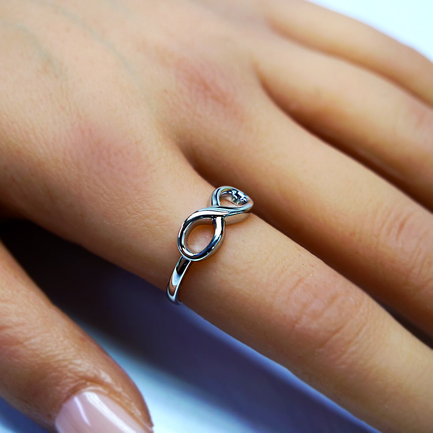 【10金ゴールド インフィニティリング】K10 ゴールドリング ファッションリング INFINITE RING S00N18-R