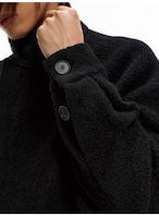 JCAESAR STUDIO Wool Blend Textured Jacket