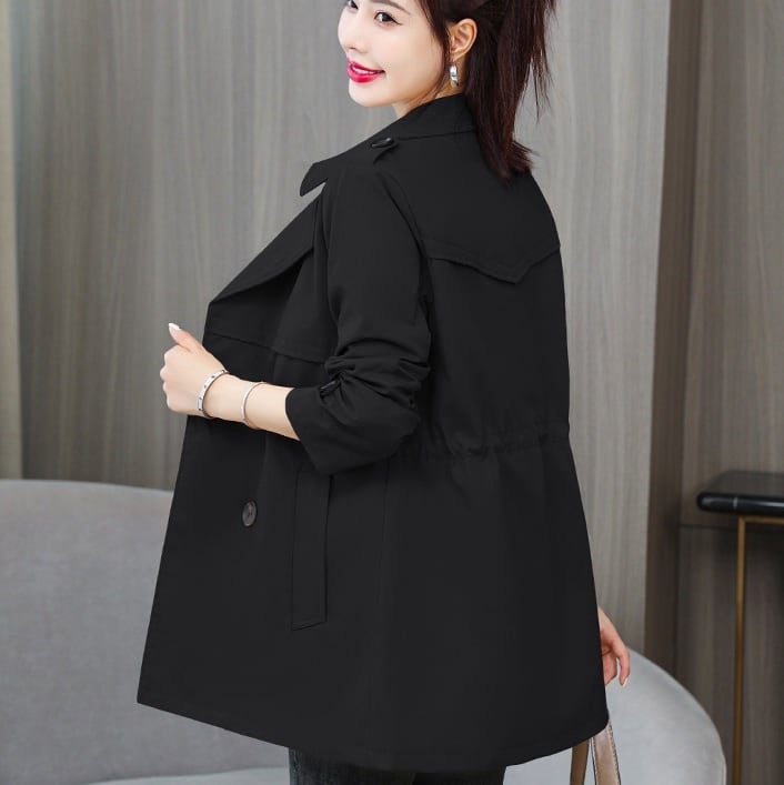 アウター ジャケット 上着 袖あり 長袖 Vネック 襟付き 前開き 薄手