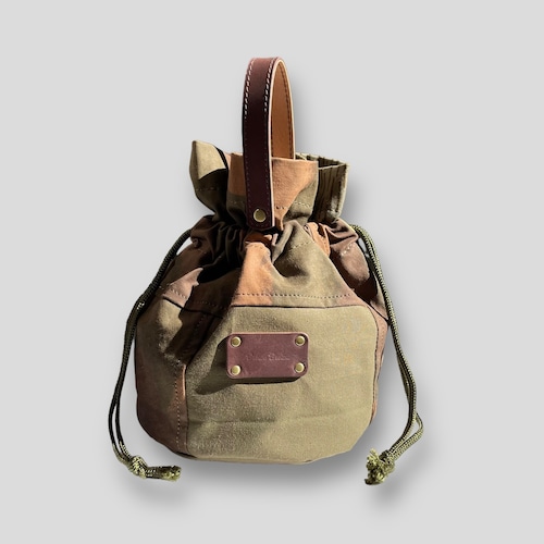 Brown Brown DRAWSTRING BAG (CAMO)