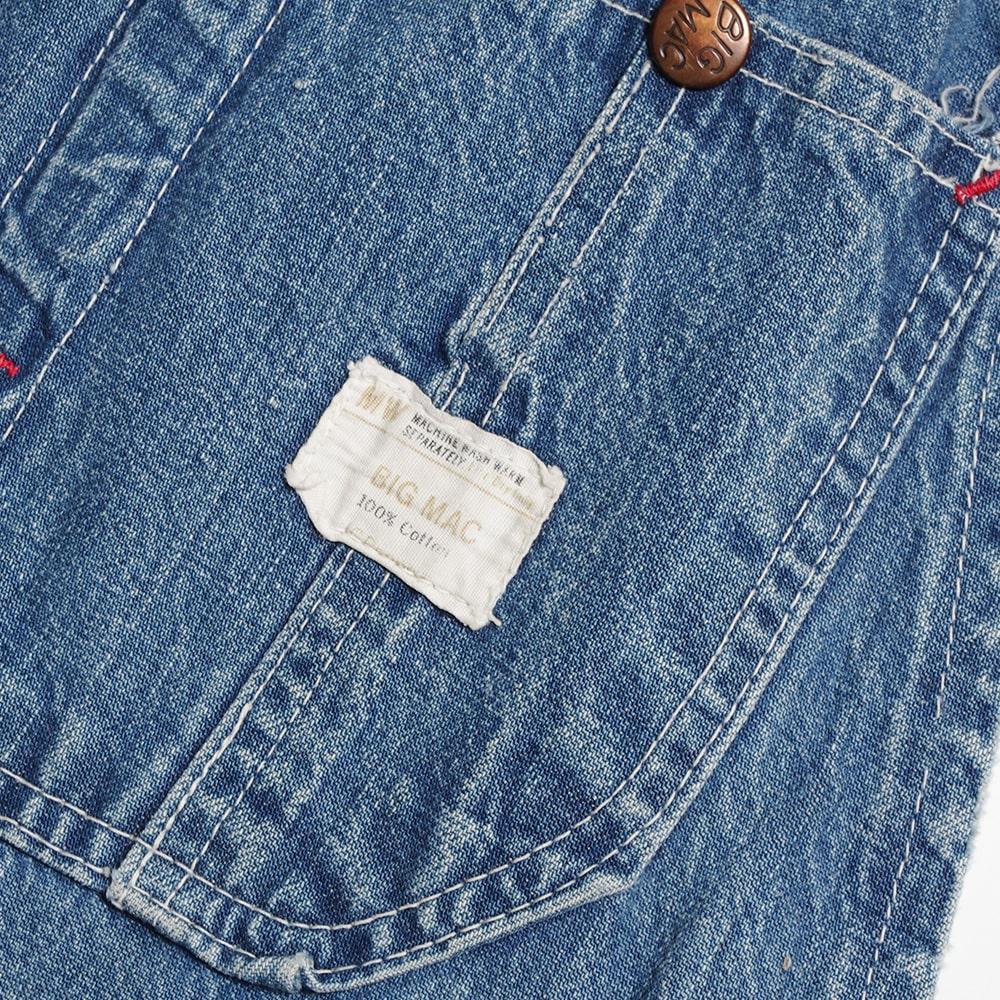 【before half century Vintages(ビフォーハーフセンチュリーヴィンテージ)】BIG MAC 70's DENIM  OVERALL ビッグマック 70年代ヴィンテージデニムオーバーオール | USA SAY powered by BASE