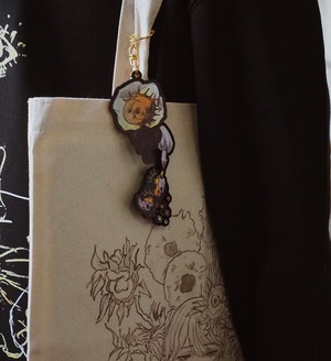 花喰夜病ｶｸﾞﾔﾋﾞｮｳ罹患者の眼球　アクリルキーホルダー