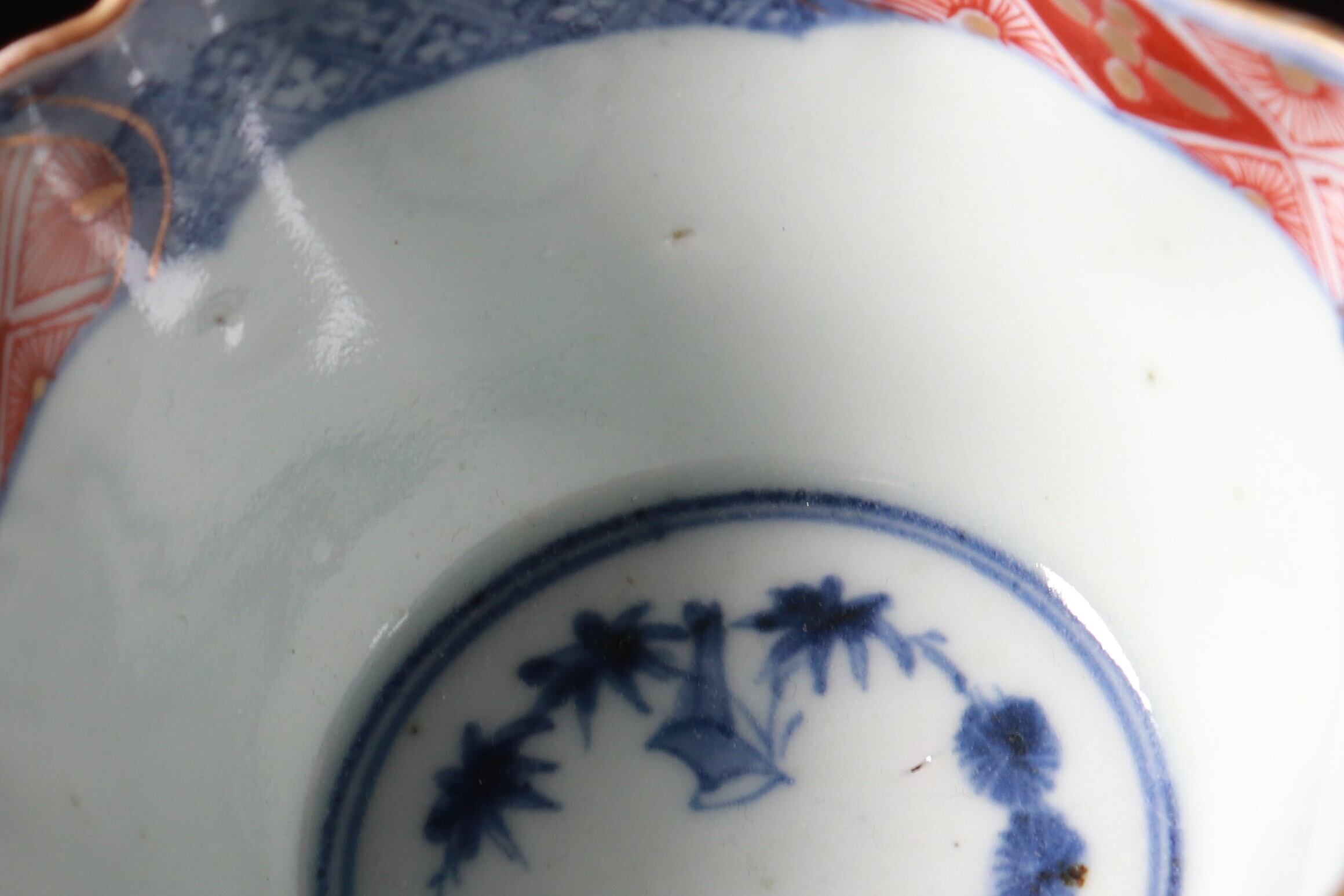 古伊万里色絵竹唐草文輪花向付 2客組 B | KATAKAGO_TOKYO