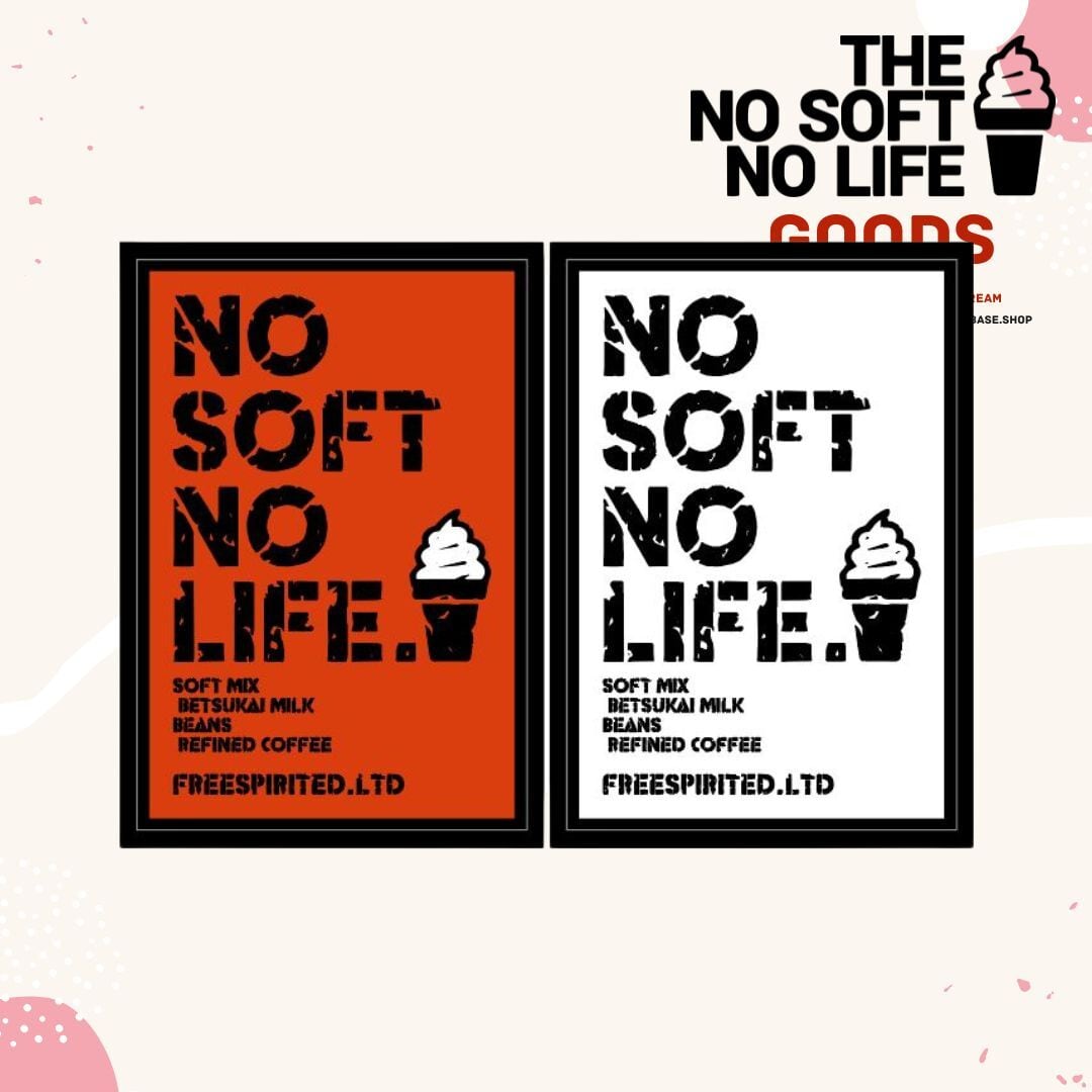 NSNLステッカー中2枚組・縦7cm横4.8cm | NO SOFT NO LIFE ONLINE SHOP
