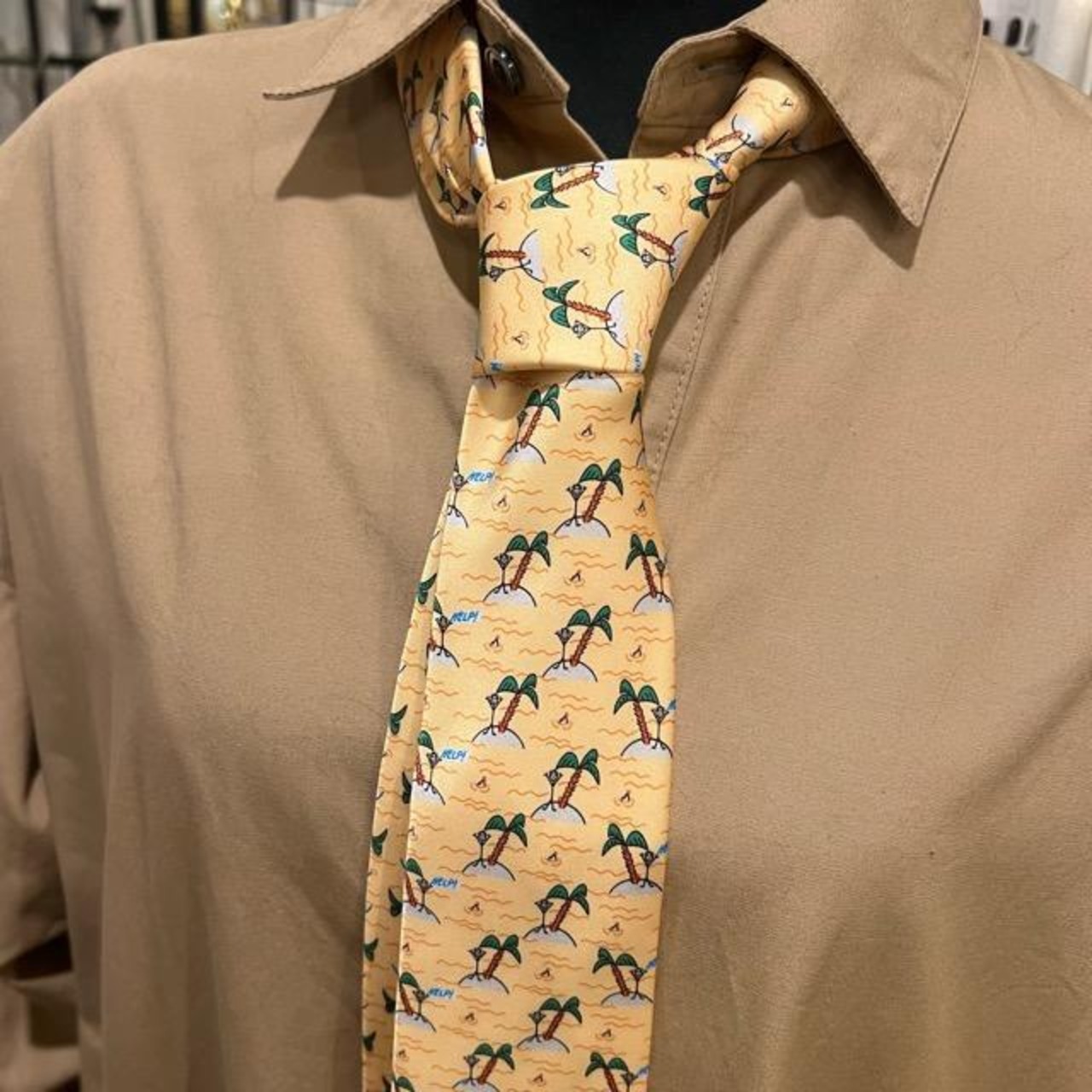 TOPANGA Accessory ヘリテージタイ Palm tree ネクタイ 　ヤシの木　リゾート　プレゼント　フォーマル　カジュアル　クラシック　ヴィンテージ　