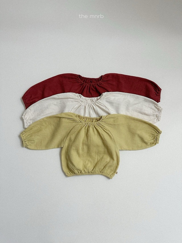 《予約》送料無料【minirobe】Balloon Blouse