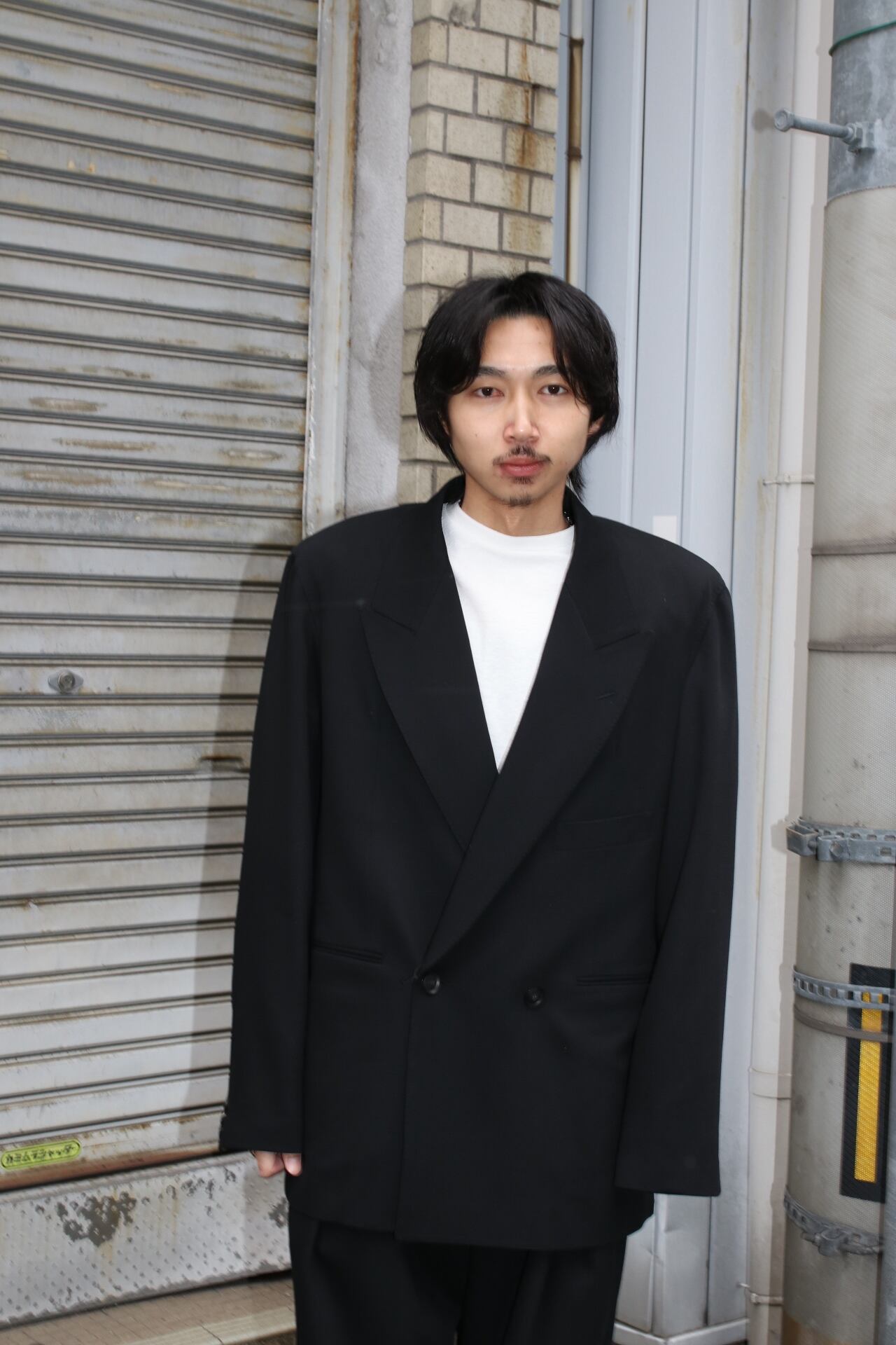 SOSHIOTSUKI OVERSIZED DOUBLE SMOKING JACKET(NEZUMI) S22AW05JKT
