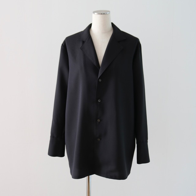 【detail】twill tailor collar shirt jacket