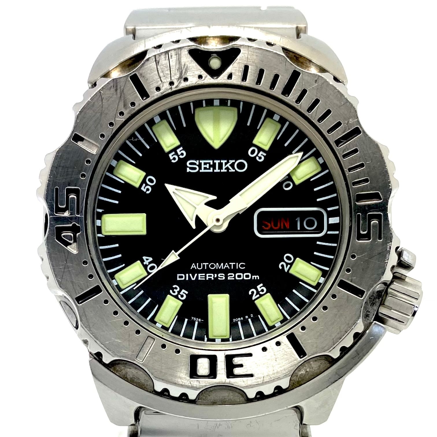 希少】腕時計 メンズ セイコー SEIKO ブラックモンスター SKX779 7S26