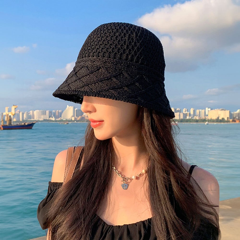 麦わら バケットハット レディース 春夏 韓国 麦わら帽子 帽子 ハット おしゃれ 大人 かわいい UV対策 日差し避け 涼しい 軽量 蒸れない ナチュラル 大人可愛い 大人女子