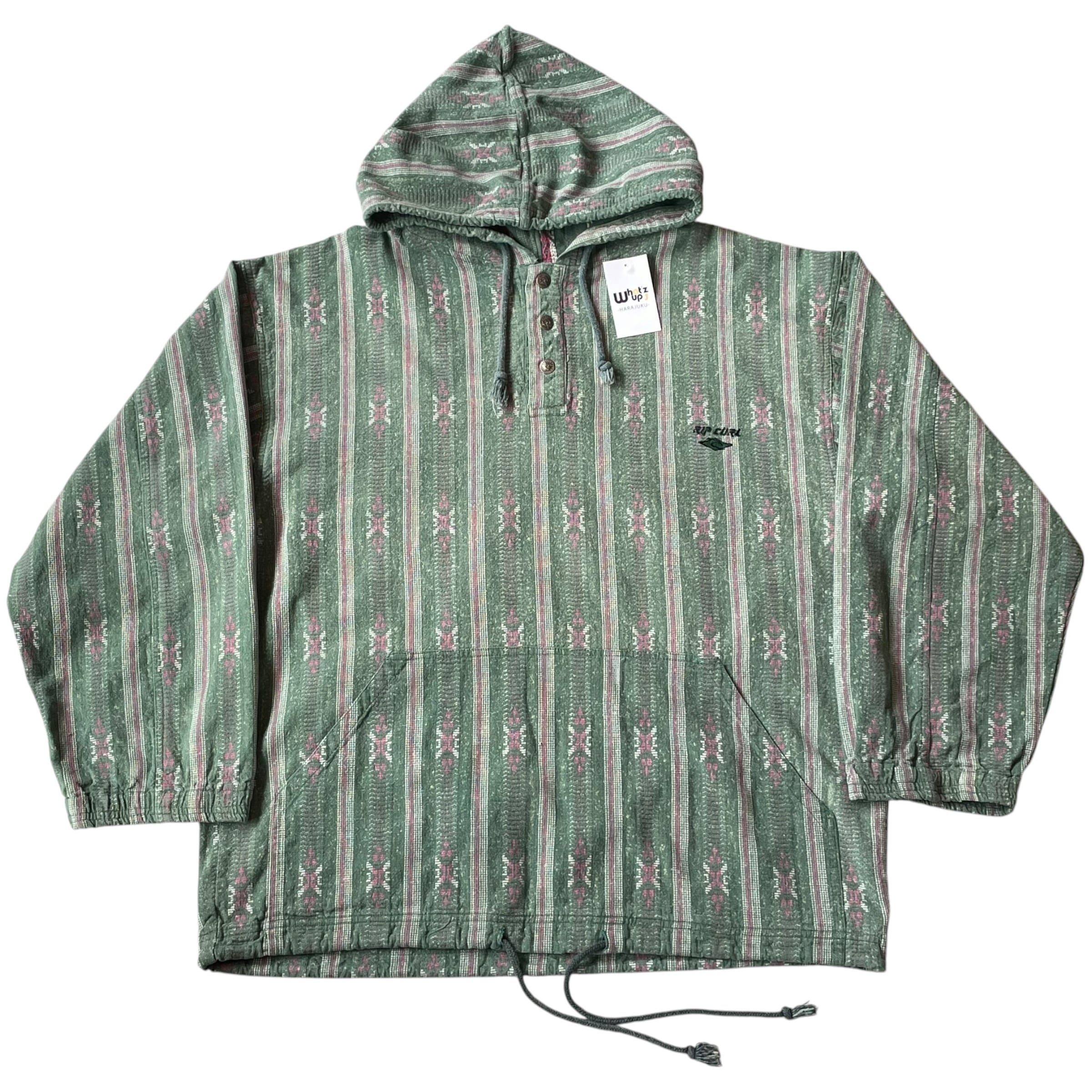 1990s RIP CURL "Native Pattern" Beach hoodie