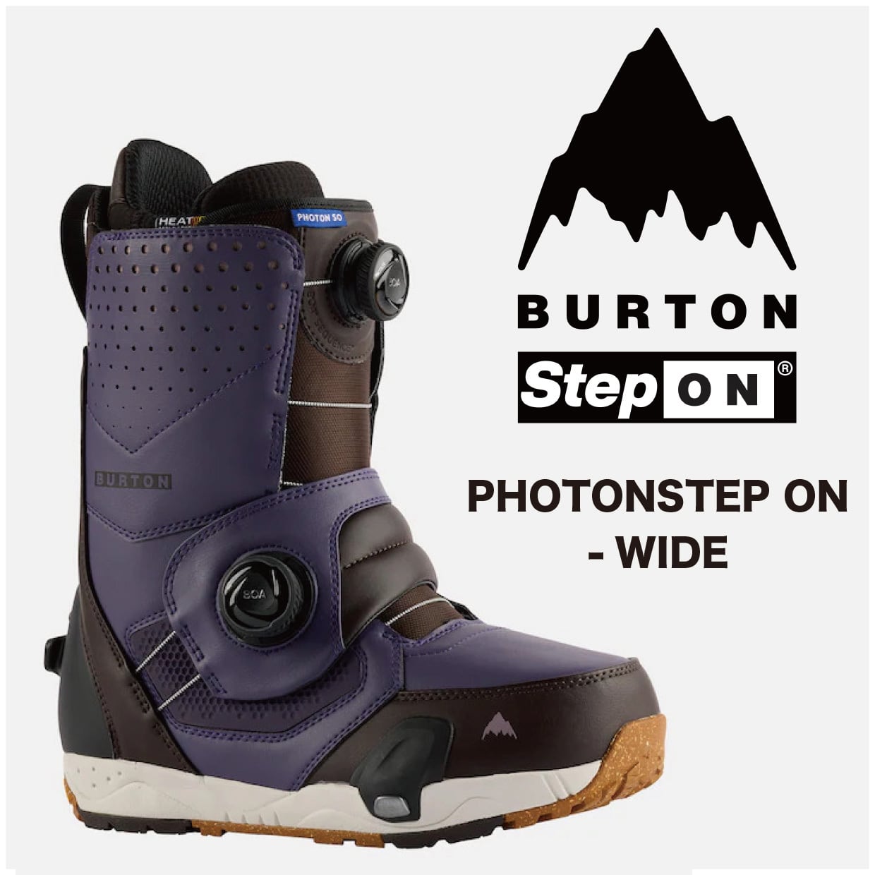 21-22BURTON PHOTON BOA WIDE 26cm スノーボード - ブーツ(男性用)