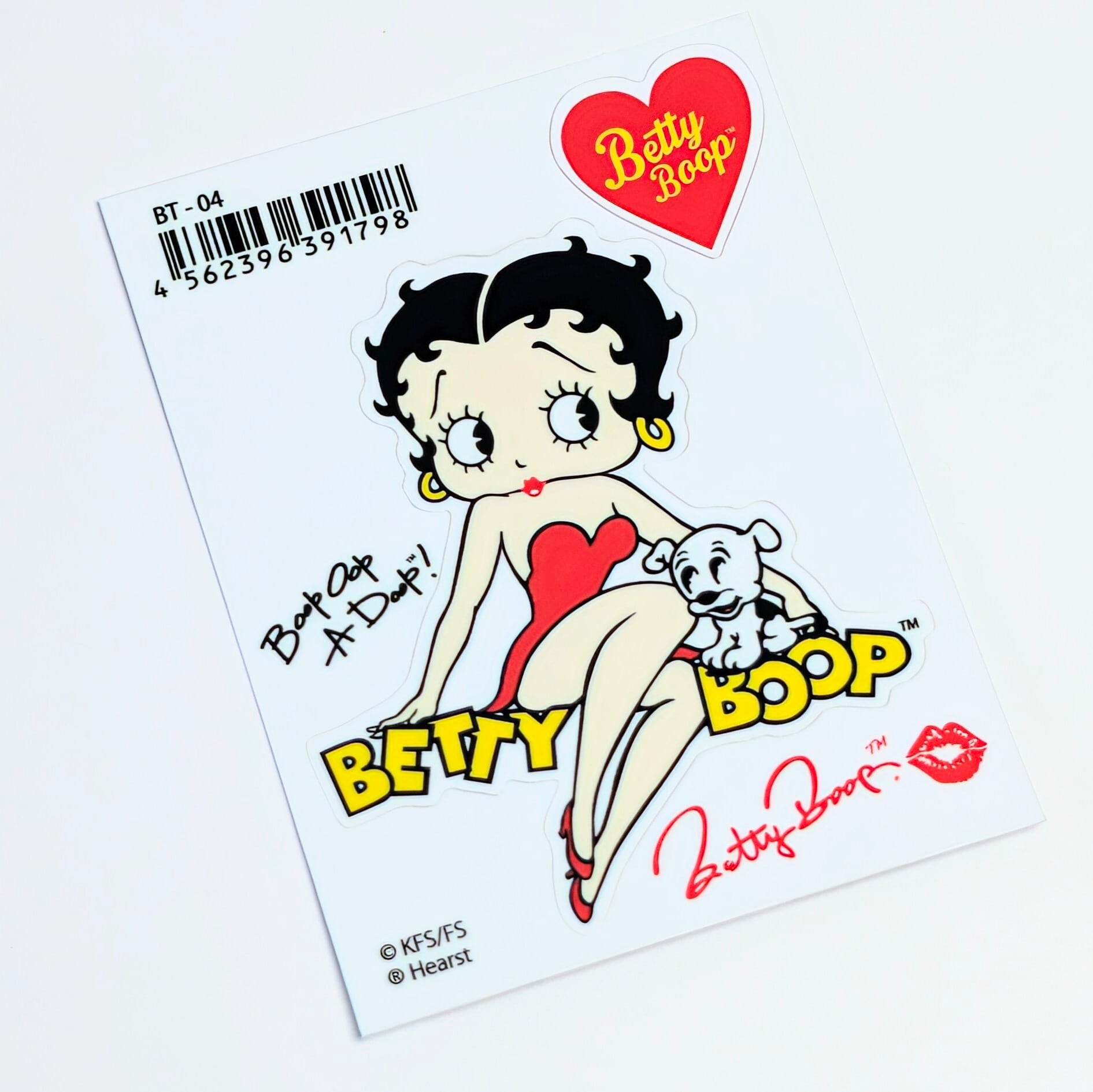 ✨️みんなメロメロ♡✨️送料無料！【 Betty Boop（ベティブープ） 】 STICKER（ステッカー）/ シール / ベティちゃん　〚アメリカン雑貨 アメトイ〛