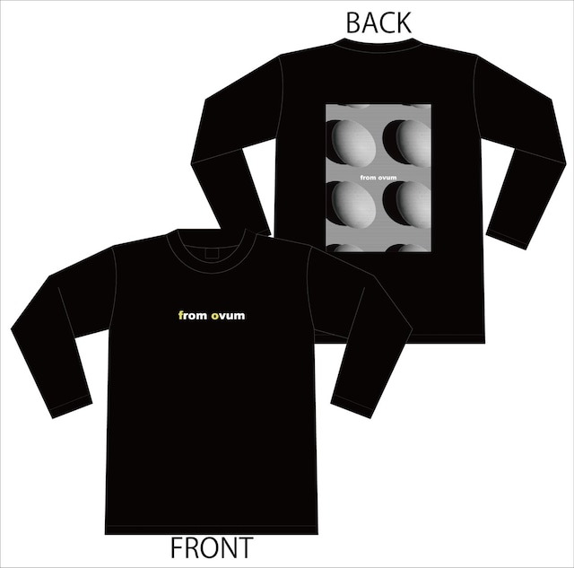 from ovum / back print long sleeve Tee