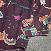goouch dead stock design pattern silk shirt
