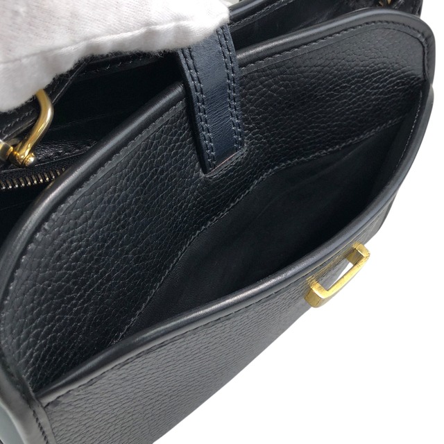 CELINE セリーヌ ショルダーバッグ ブラック ロゴ レザー クロスボディ vintage ヴィンテージ オールド ux8giy
