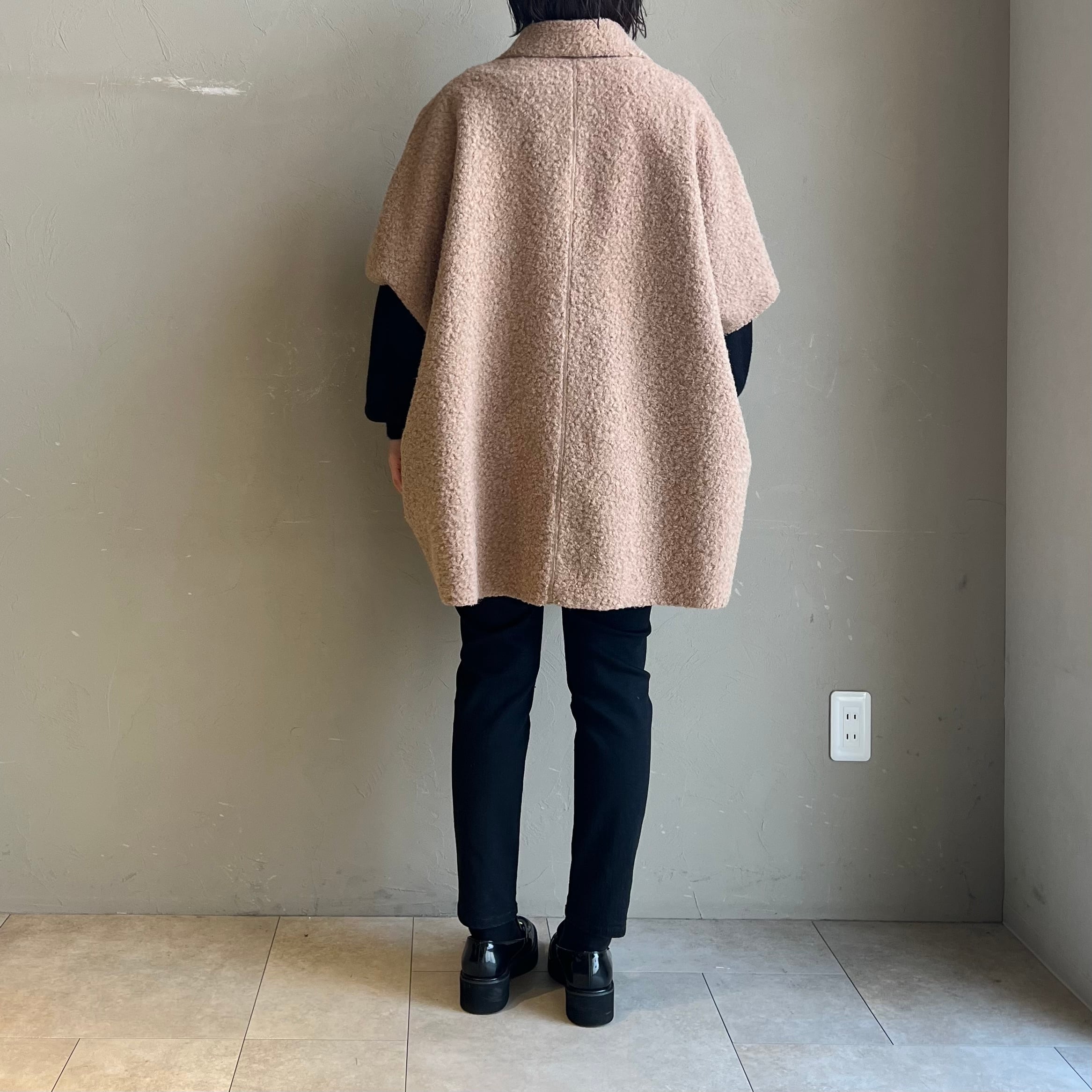 CYNICAL 】ボアスライバーリバーシブルポンチョ | valance 福井