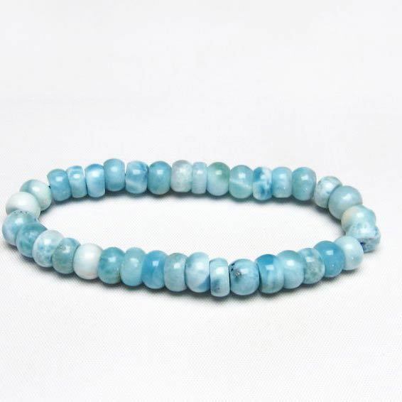 ラリマー ブレスレット ラリマール ヒーリング効果 8mm 一点物 メール便送料無料 [M便 1/10] 111-17154