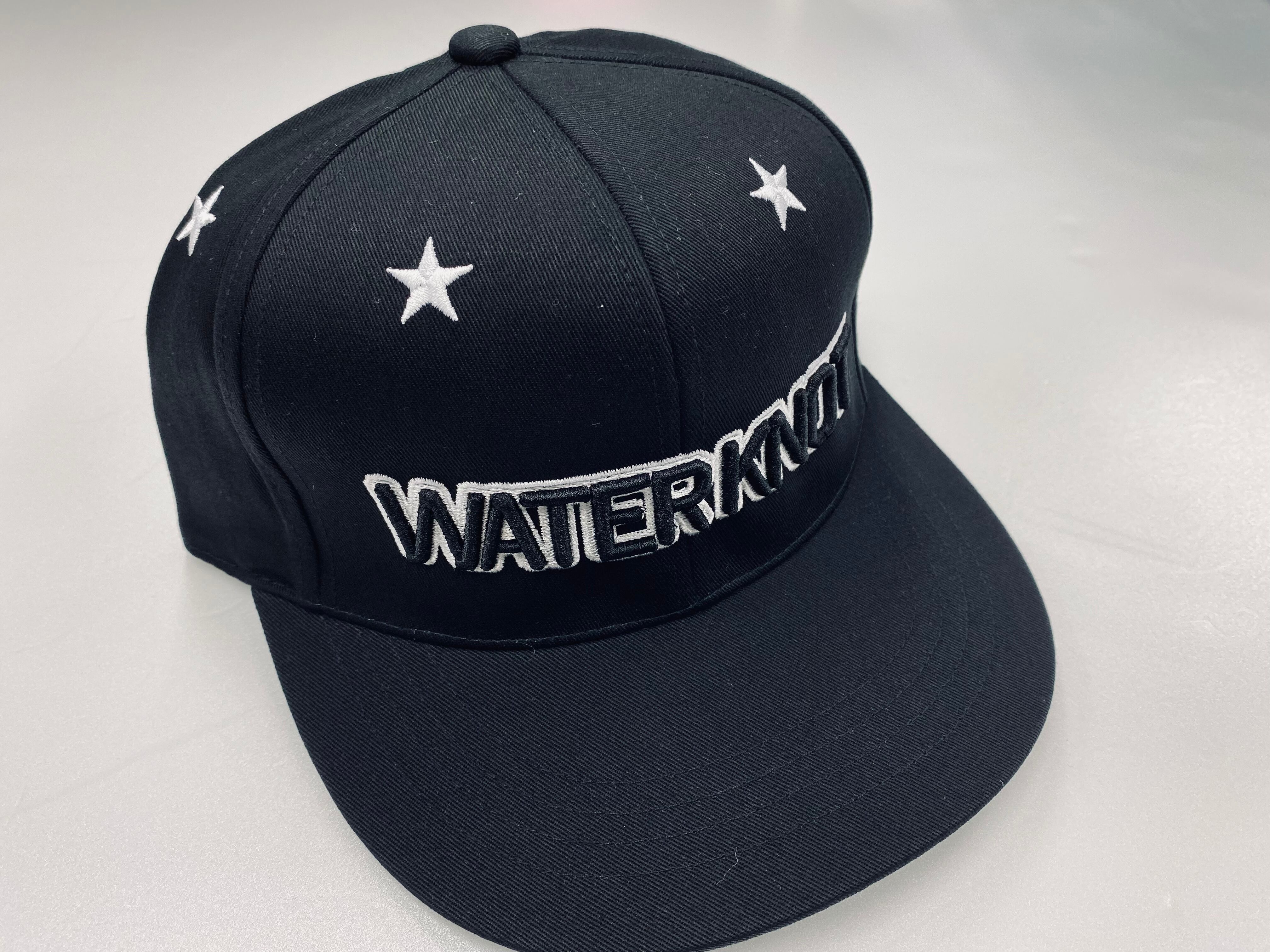 フラットキャップ ホワイトスター 3D刺繍 | WATERKNOTウォーターノット
