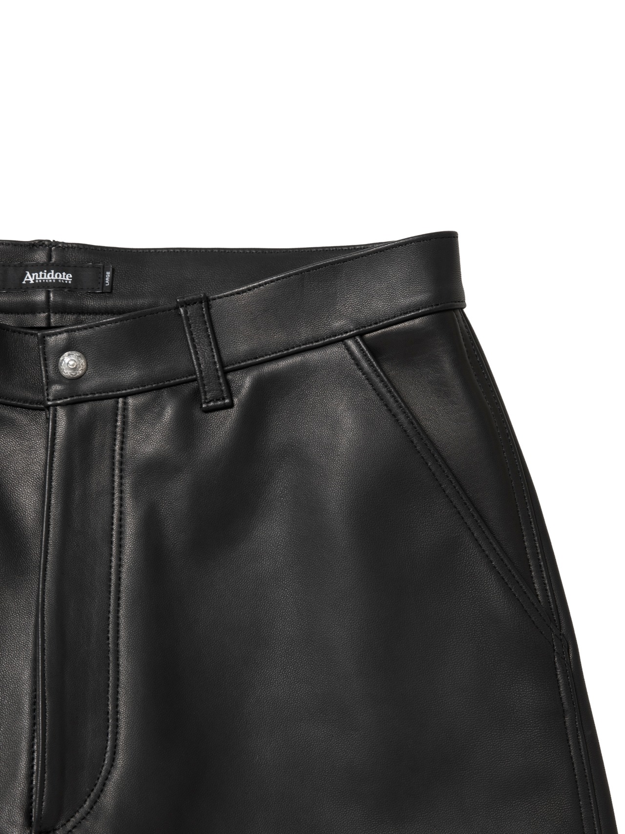 Sheep Leather Wide Leg Pants