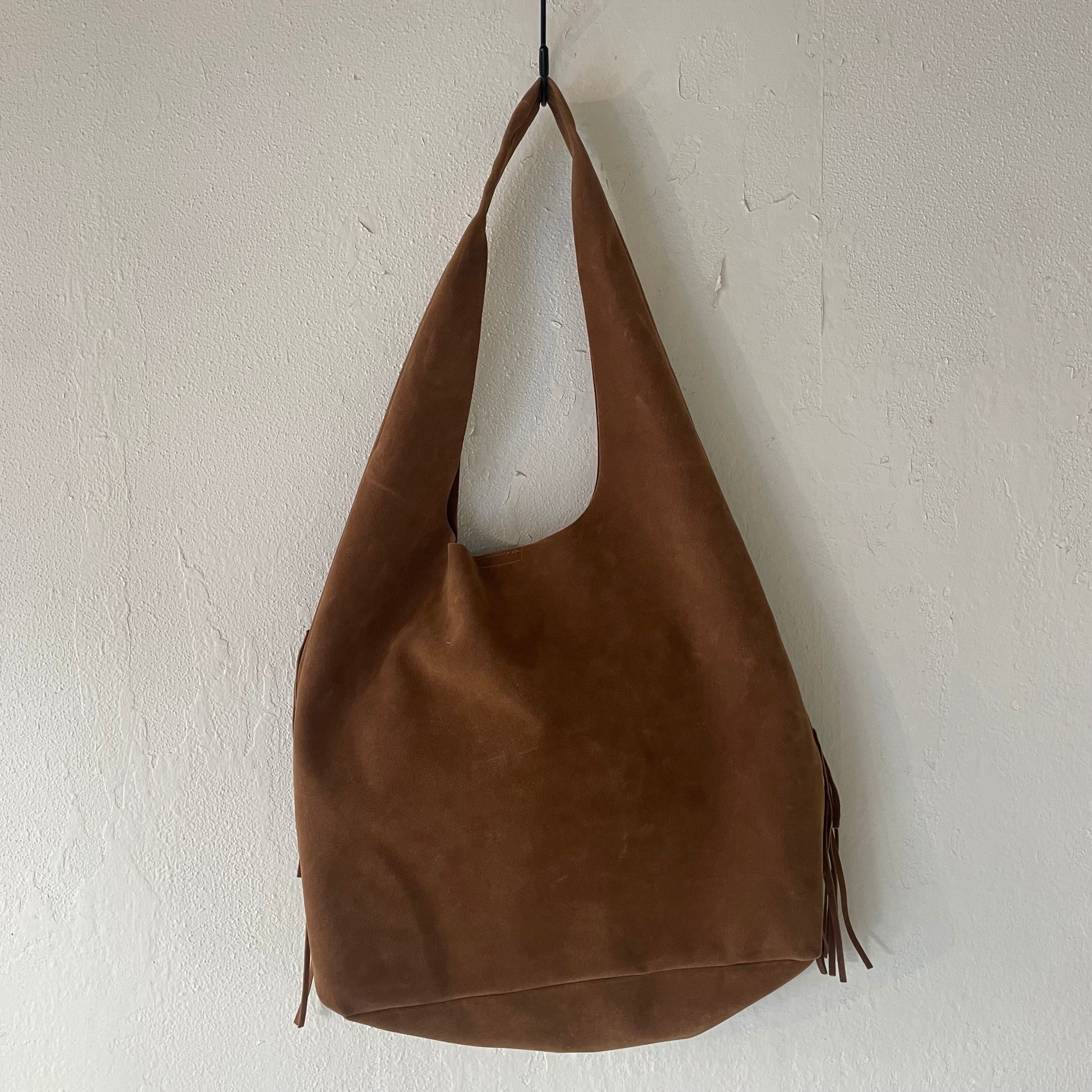 フリンジスエードトートバック【キャメル】＿ | REEED e select three