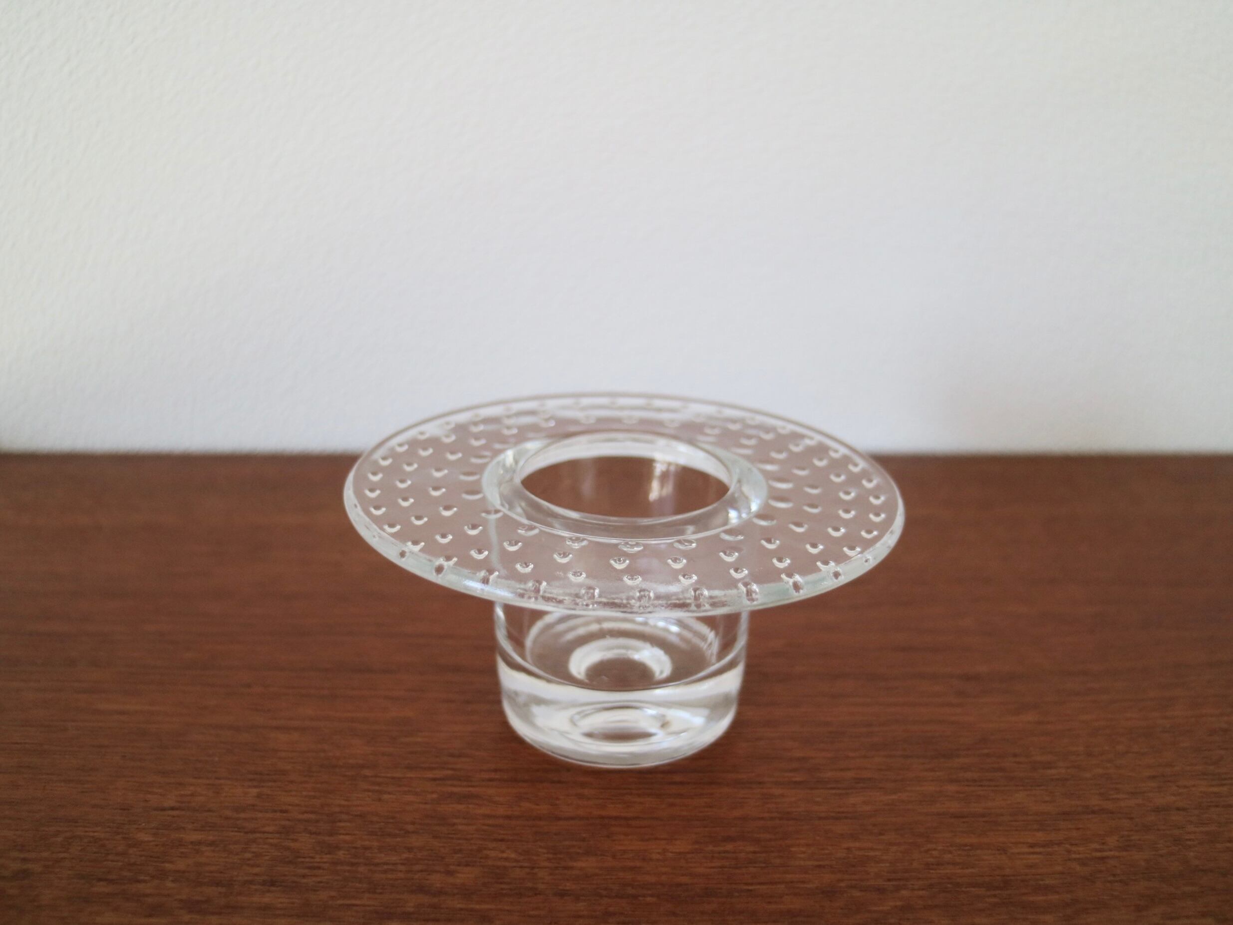 iittala イッタラ / Vega ヴェガ / キャンドルホルダー クリア No.4057