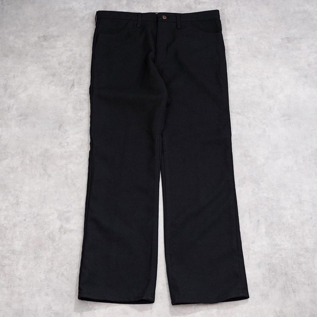 ラングラー ランチャー W38 スラックス 90s USA 古着 黒 20638
