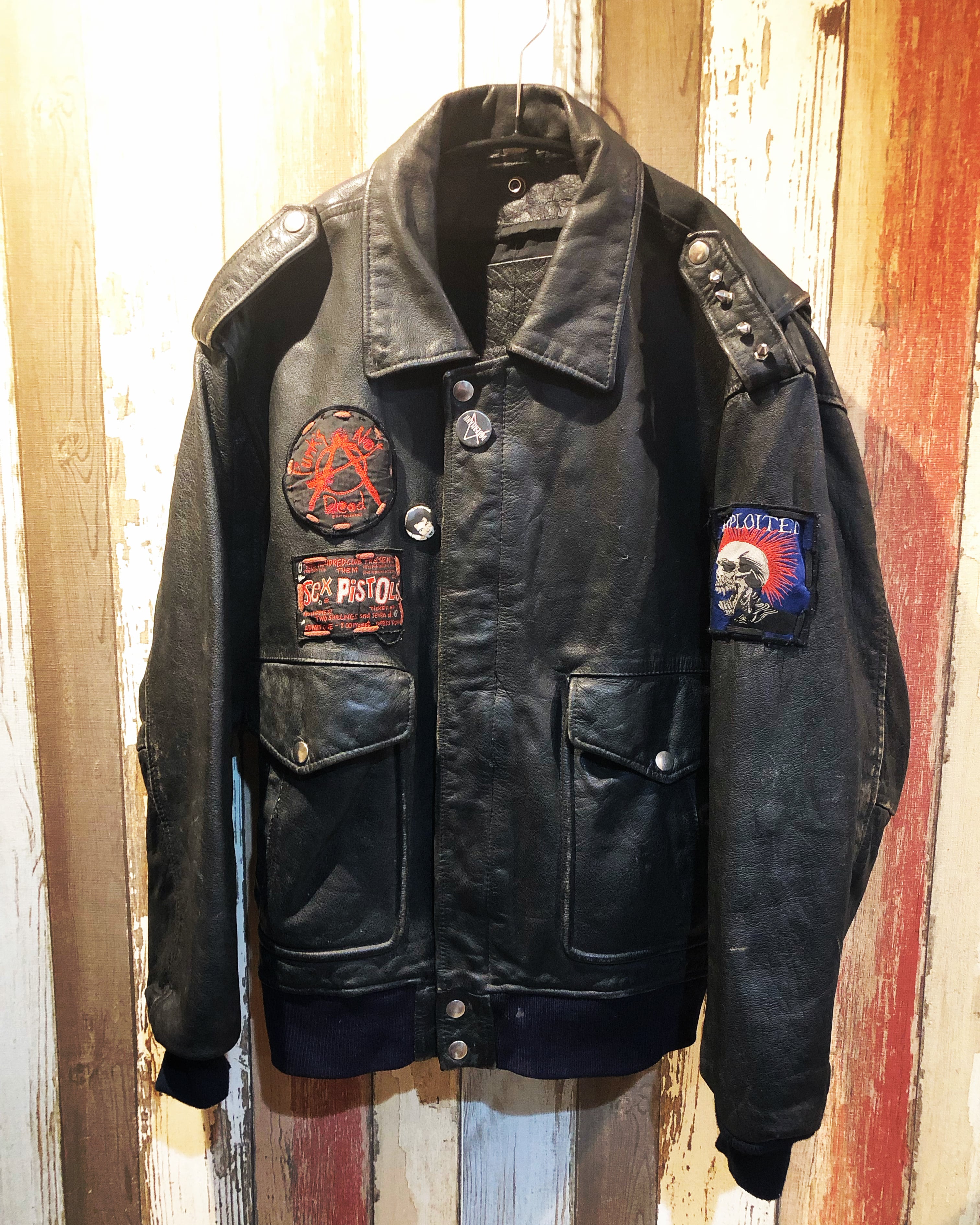 punkpaint leather jacket punk パンク レザージャケット
