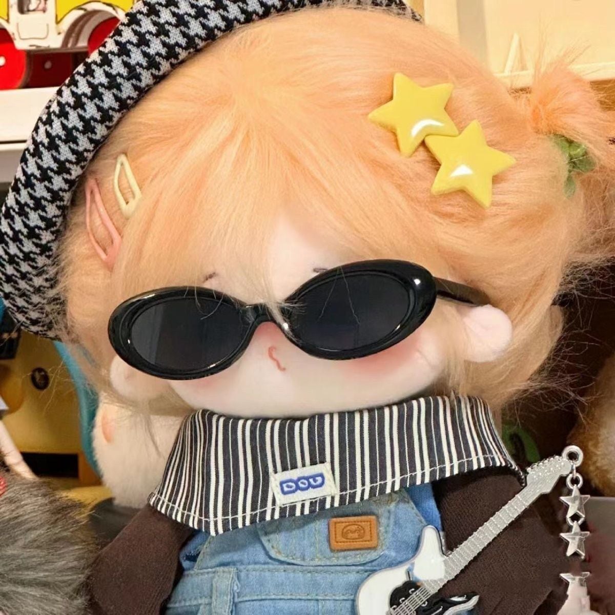 サングラス 三角形 アイウェア 8.5cm幅 Labubu 123代/20cmぬい用